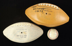 Collection of Baltimore Colts and Orioles Autographs, Yearbooks, & ...