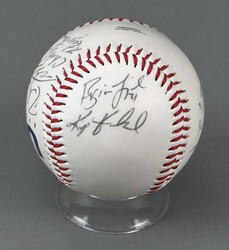 Group of (4) Autographed Baseballs Of Athletes From Different Sports, ...