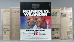 Group of (5) Autographed Ephemera: (4) Baseball & (1) Tennis, ...