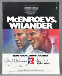 Group of (5) Autographed Ephemera: (4) Baseball & (1) Tennis, ...