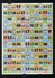 Pokemon International English Base Set Uncut Sheet (Wizards Of The ...