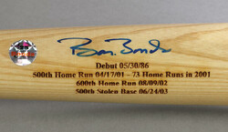 Barry Bonds Signed Engraved Commemorative Limited Edition Rawlings ...