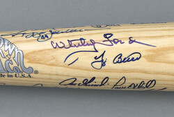 Group of (2) Limited Edition Commemorative Yankees Bat W/ (1) Bat ...