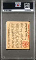 1950 Bowman #46 Yogi Berra PSA 2 Good, Good 2