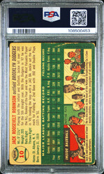 1954 Topps #10 Jackie Robinson PSA 1.5 FR.