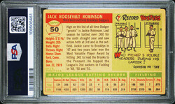 1955 Topps #50 Jackie Robinson PSA 2.5+ GOOD.