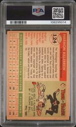1955 Topps #124 Harmon Killebrew Autographed Rookie Card PSA ...