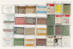 Group of (29) Autographed Baseball Cards With Plenty Of Hall Of ...