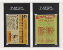 Group of (2) SGC Graded Baseball Cards Featuring Frank Robinson & ...