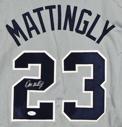 Don Mattingly Signed New York Yankees Away Jersey, comes with JSA ...