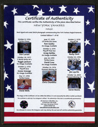 New York Yankees Magical Moments Autographed 20x24 Photograph, ...