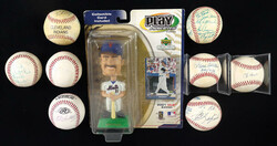 Hodgepodge Collection of Baseball Ephemera Including Autographed ...