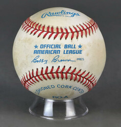 Mickey Mantle Autographed Official American League Baseball, awesome ...