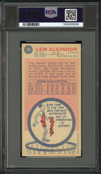 1969 Topps #25 Lew Alcindor Kareem Abdul-Jabbar Rookie Card PSA 1.5 ...