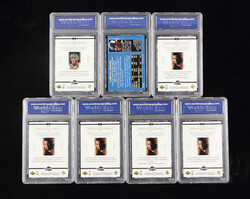 Group of (7) Lebron James 2003 Rookie Cards Graded WCG 10 Gem Mint, ...