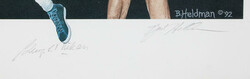 George Mikan "Unstoppable" Autographed Limited Edition Lithograph ...