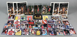 Collection of Basketball Cards Including Players Such as Kobe Bryant, ...