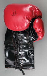 Autographed Giant Ringside Boxing Glove, signatures include Gerry ...