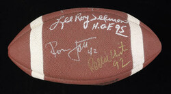 Multi Signed Football With All Hall Of Fame Players Autographs, ...
