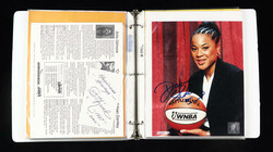 Lot of (40+) Basketball Related Autographs, one scrapbook-style ...