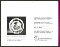 1972 Irene Spencer's "Mothers Day" Silver Limited Edition Franklin ...