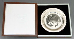 1975 James Wyeth "Skating on the Brandywine" Silver Limited Edition ...