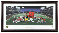 Speed Demons Looney Tunes SerioLithograph NFL, original animation art ...
