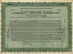 Group of (5) Stock Certificates, includes: W.T. Grant Company 1923 ...