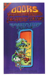 FDD-18 The Doors Original Second Print Poster Designed By: Rick ...