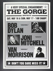 The Gorge: Bob Dylan, Joni Mitchell, Van Morrison Original Poster, ...