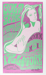 Hot Tuna "Live Tuna" Promotional Poster Triple Signed By Jack Casady, ...