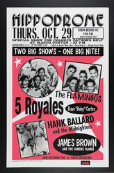 5 Royals / James Brown / Vroom Greenfield Show Print Limited Edition ...