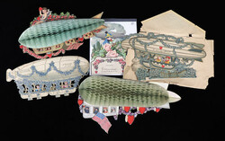 Impressive Collection of Airship and Zeppelin-Themed Valentine Cards, ...