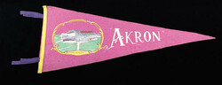 Collection of Three Zeppelin and Airship Pennants, includes: yellow ...