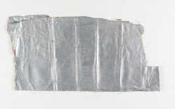 Recovered Hindenburg Crash Fabric, measures approximately 14" x 7" ...