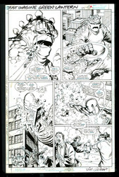 DC Comics "Just Imagine Green Lantern" Original Comic Art, page 33; ...