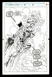 Marvel Comics "Captain Planet" Original Comic Art, issue 8, page 4; ...