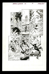 Group of (3) Valiant Comics "Eternal Warrior" Original Comic Art, ...