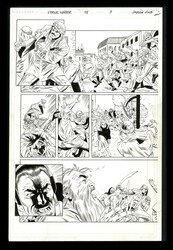 Group of (2) Valiant Comics "Eternal Warrior" Original Comic Art, ...