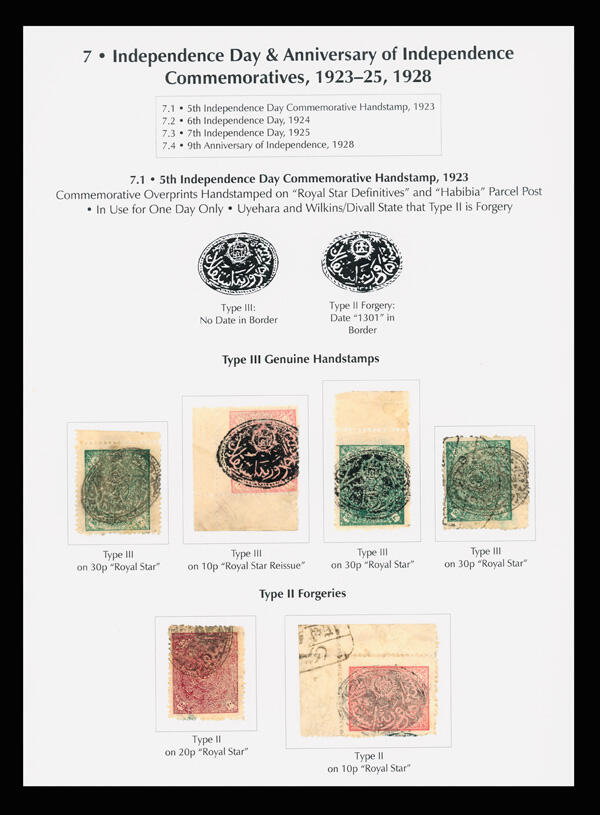 1920-28 Amanullah Period-The Remarkable Collection Appendix, a simply ...