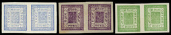 1881, Crown and Khukris, European wove paper, imperforate, 1a-4a ...