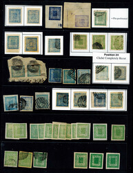 Native Paper Issues Unused and Used Selection, ca. 1888-1917, ...