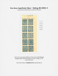 1886-98, Crown and Khukris, native wove paper, imperforate, 1a light ...