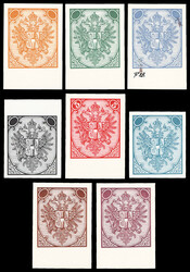 1879 Presentation "Proofs" in large format (Scott 2//10 vars.), 38 x ...