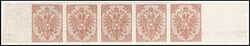 1894-98, Typographed, Plate Proofs in issued colors on thin paper, ...