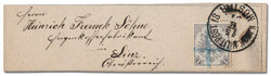 1879-94, Lithographed, 1kr lilac gray, perf 12½ (Scott 2 var.), ...