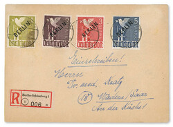 1948 Black Overprints complete (Scott 9N1-9N20), on two Registered ...
