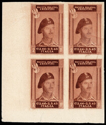 1946, 2z Polish Victory in Italy, red brown and dark chocolate brown, ...