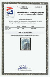 1861, 24¢ steel blue (Scott 70b), a gorgeous top-line stamp with ...