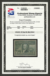 1904, 1¢ Louisiana Purchase (Scott 323), o.g., never hinged, ...